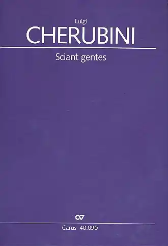 Geprüft Sciant gentes für Soli, gem Chor und Orchester