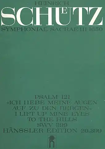 Ich hebe meine Augen auf zu den Bergen SWV399 für 3 Stimmen (Chor/ATB), 2 Instrumente Meistverkauft