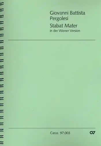 Stabat Mater (Wiener Fassung) für Soli, gem Chor und Orchester Billig