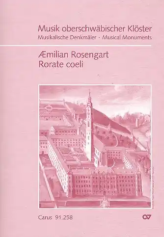 Zertifiziert Rorate coeli für Soli, gem Chor und Orchester