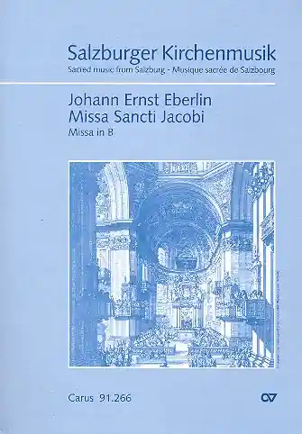 Markenware Missa Sancti Jacobi B-Dur für Soli, gem Chor und Orgel