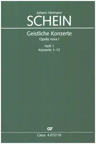 Saisonangebot Geistliche Konzerte Opella Nova Band 1 (1618) für gem Chor und Bc