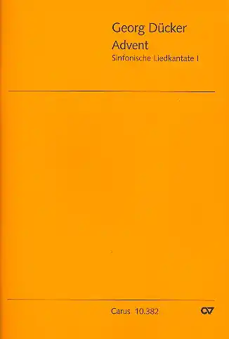 Neu Im Sortiment Advent für gem Chor und Orchester (Gemeinde ad lib)