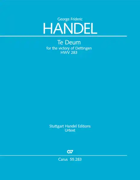 Dettinger Te Deum HWV283 für Soli, gem Chor und Orchester Nur Für Kurze Zeit