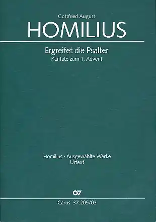 Markenware Ergreifet die Psalter HoWV2,1 für Soli, Doppelchor und Orchester