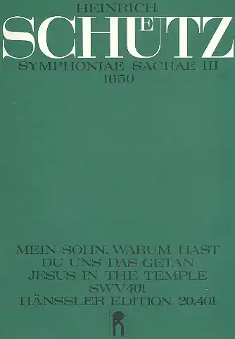 Abverkauf Mein Sohn warum hast du uns das getan für Favoritsänger, gem Chor und Instrumente