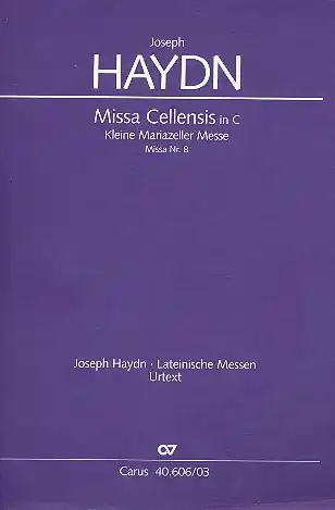 Neuheit Missa Cellensis C-Dur Hob.XXII:8 für Soli, Chor und Orchester