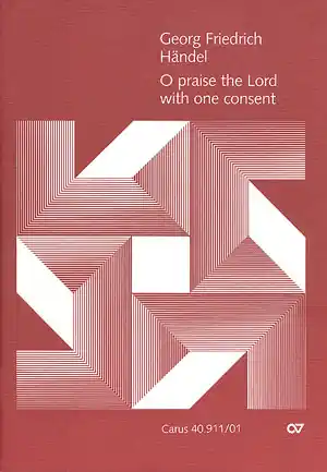 O praise the Lord with one consent HWV254 Anthem für Soli (STTB), Preisknaller