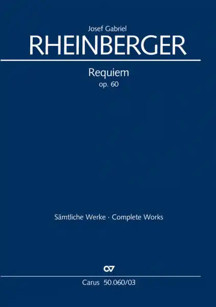 Requiem op.60 für Soli (SATB), Chor (SSATB) und Orchester Highlight