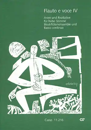 Neu Flauto e voce Band 4 für hohe Singstimme, Blockflöten und Bc