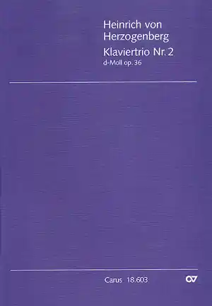 Saisonangebot Klaviertrio d-Moll Nr.2 op.36 Stimmen