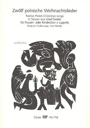 12 polnische Weihnachtslieder für Frauen- oder Kinderchor Neue Kollektion