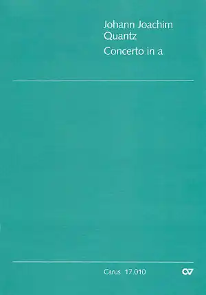 Sichere Zahlung KONZERT A-MOLL QV5:236 FUER FLOETE, 2 VIOLINEN,