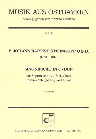 Preis Gesenkt Magnificat C-Dur für Sopran, Alt (Soli, Chor), instrumente ad lib. und Orgel
