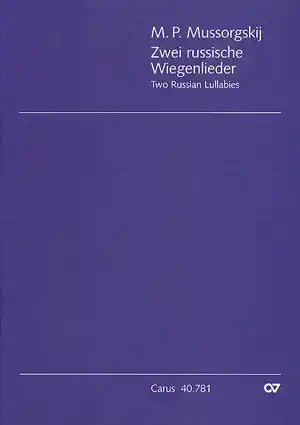 Highlight 2 russische Wiegenlieder für Gesang und Klavier