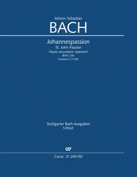 Johannespassion BWV245 in der Fassung 2 von 1725 Schnäppchen