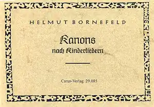Angebot KANONS NACH KINDERLIEDERN