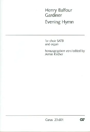 Rabatt Evening Hymn für gem Chor und Orgel, Partitur