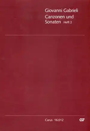 Kostenloser Versand Sonata pian e forte zu 8 Stimmen in 2 Chören
