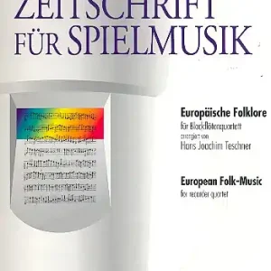 Direktkauf Europäische Folklore für 4 Blockflöten (SATB)
