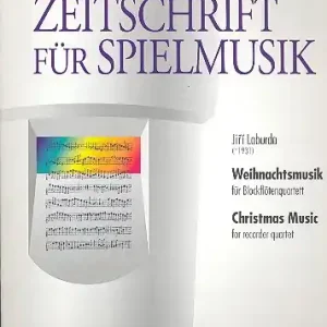 Weihnachtsmusik für 4 Blockflöten (SATB) Abverkauf