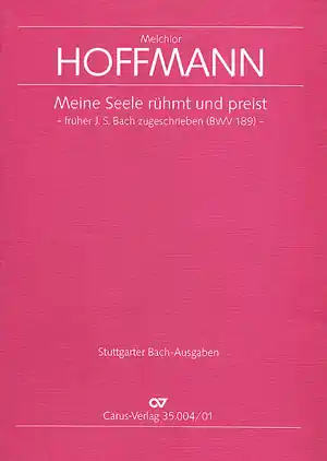 Meine Seele rühmt und preist Kantate für Tenor, Altblockflöte, Oboe, Expressversand