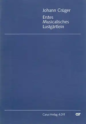 Bestpreis Erstes musicalisches Lustgärtlein Motetten für 3 Stimmen a cappella