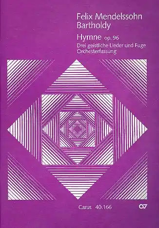 Hymne op.96 für Alt (Mezzosopran) solo, gem Chor und Orchester Neu