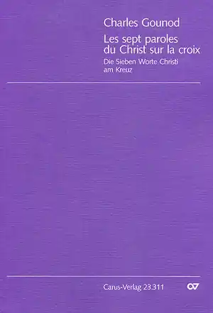 Begrenztes Angebot Die sieben Worte Christi am Kreuz für Soli und gem Chor (Klavier/Orgel ad lib)