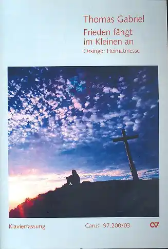 Heißes Angebot Frieden fängt im Kleinen an für Solo, gem Chor und Kammerorchester