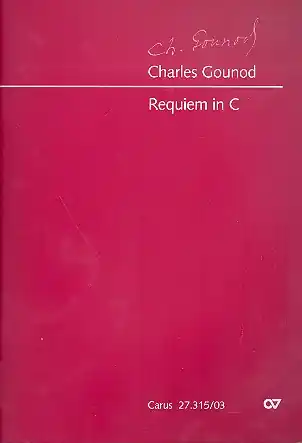 Requiem C-Dur op.posth. für Soli, gem Chor und Orchester Preisreduziert