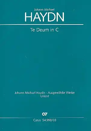 Sonderangebot Te Deum C-Dur Hob.XXIIIc:1 für Soli, für gem Chor und Orchester
