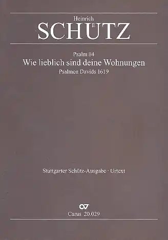 Wie lieblich sind deine Wohnungen für gem Chor und Bc Schnäppchen