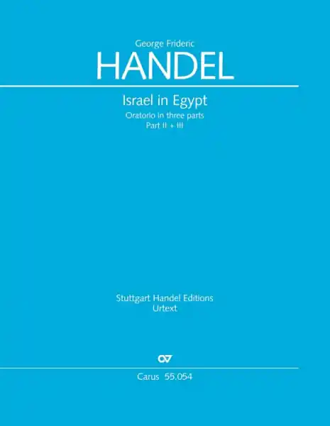 Meistverkauft Israel in Ägypten HWV54 (Version 1739) für Soli, gem Chor und Orchester