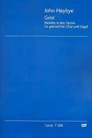 Neue Kollektion Geist für gem Chor und Orgel Partitur