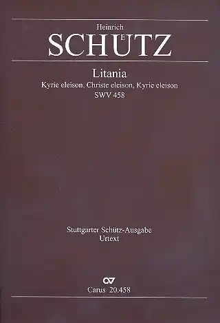 Top-Seller Litania SWV458 für 6 Stimmen (gem Chor) und Bc
