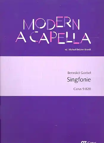 Singfonie für gem Chor a cappella Partitur Bestseller
