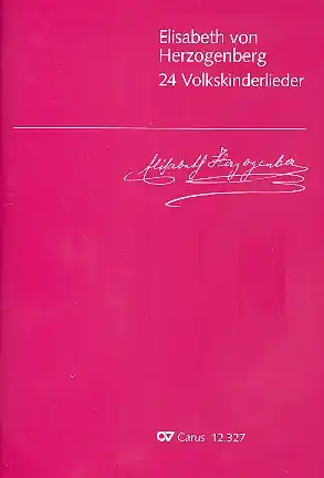 Bestpreis 24 Volkskinderlieder für Gesang und Klavier