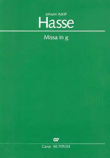 Letzte Chance Messe g-Moll für Soli, gem Chor und Orchester