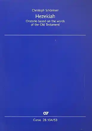 Wochenendangebot Hezekiah für Soli, gem Chor und Orchester