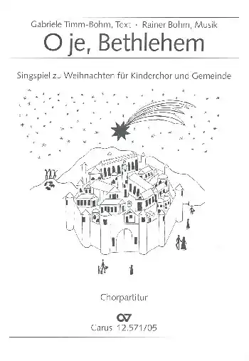 Kostenloser Rückversand O je, Bethlehem für Kinderchor einstg, Gemdeinde, Instrumente