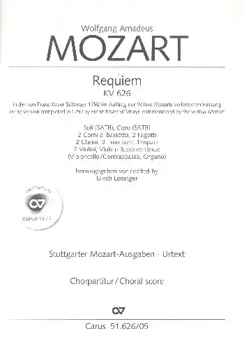 Requiem KV626 für Soli, gem Chor und Orchester Direkt Vom Hersteller