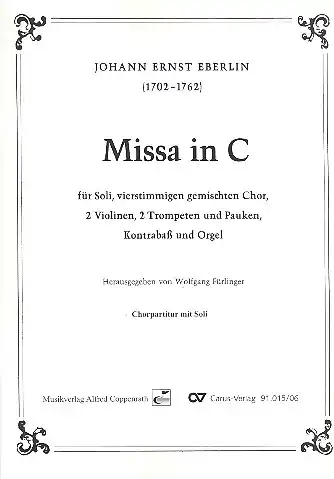 Sonderangebot Missa in C für Soli, gem Chor und Orchester