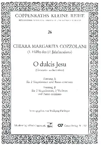 O dulcis Jesu für 2 Stimmen und Bc (2 Violinen ad lib) Schnäppchen