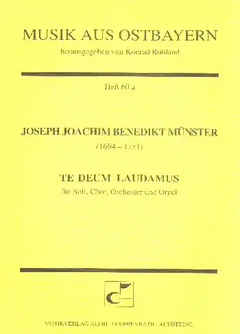 Knallerangebot Te Deum laudamus für Soli, gem Chor, Orchester und Orgel