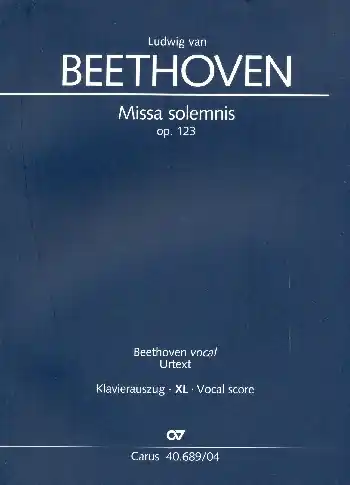 Schnäppchen Missa solemnis D-Dur op.123 für Soli, gem Chor und Orchester