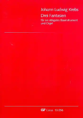 3 Fantasien für obligates Blasinstrument (Flöte, Oboe, Trompete) und Orgel Abverkauf