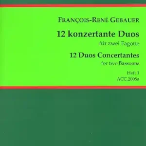 12 duos concertants op.44 Band 1 (Nr.1-3) für 2 Fagotte Sichere Zahlung