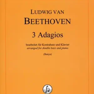 3 Adagios für Kontrabass und Klavier Kostenloser Rückversand