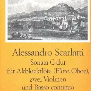 Super-Preis Sonate C-Dur für Altblockflöte (Flöte, Oboe), 2 Violinen und Bc